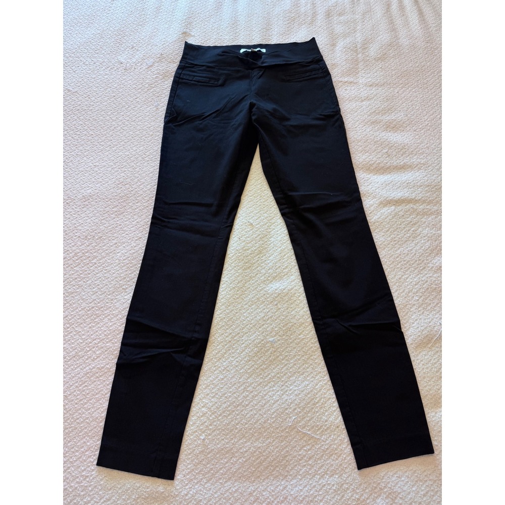 Guess Los Angeles Black Pull On Slim Fit Trousers Pants Medium